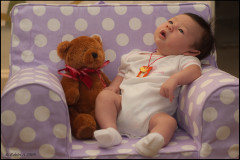 Ammie\'s Monthly Photos till One Year Old | Ammie  的每月生日照（到一岁）